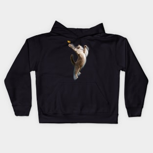 jumping cat Kids Hoodie